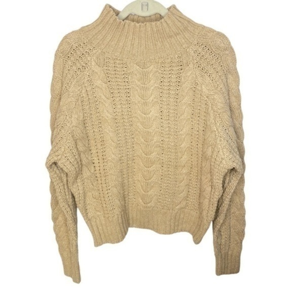 a new day Sweaters - A New Day Chunky Knit Sweater Tan Size Medium NWT